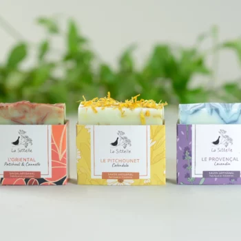 Lot de 3 savons Bio artisanaux
